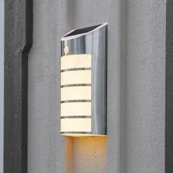 LED-solcellelampe Wally med bevægelsessensor