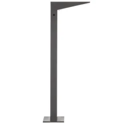 LED-solcellevejbelysning Soleil, antracit, metal, IP54, sensor