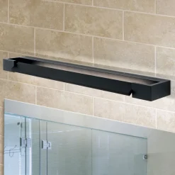 LED-spejlbelysning Marilyn i sort, bredde 60 cm