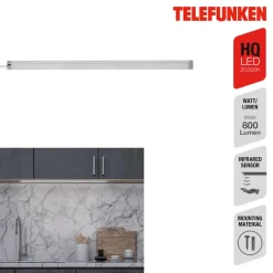LED-underskabslampe Zeus, længde 57 cm