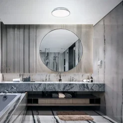 LEDVANCE Bathroom Ceiling LED-loftlampe, krom