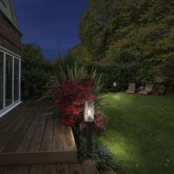 LEDVANCE Endura Classic Amber stibelysning, mørkegrå