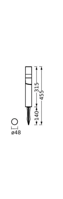 LEDVANCE LED jordspydslys Endura Hybrid Rota Spike 1W
