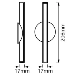 LEDVANCE LED Stixx USB spejllampe