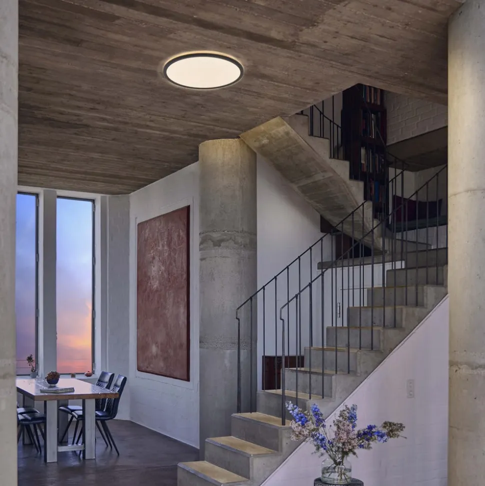 LEDVANCE Orbis Ultra Slim, sort, Ø 40 cm