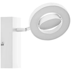 LEDVANCE Saturn CCT LED-vægspot, afbryder, hvid