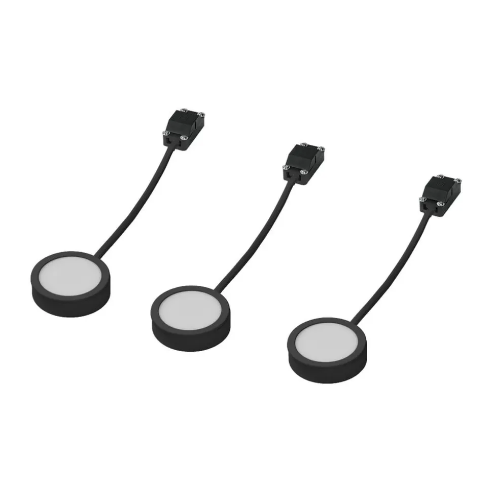 LEDVANCE Undercabinet Puck møbelspot 3 stk sort