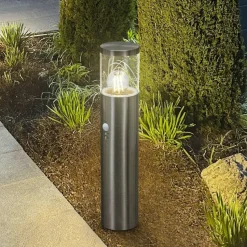 LEDVANCE vejlampe Endura Classic Ebro, stål, sensor