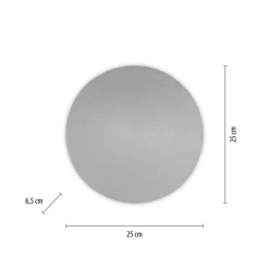 LED-væglampe batteri Puntua Ø 25 cm grå