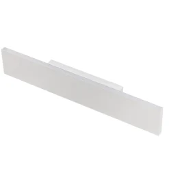 LED-væglampe Concha 47 cm, hvid