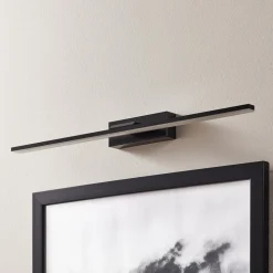 LED-væglampe Miroir 60 cm sort 3000K