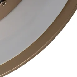 LED-væglampe Orios Plus, guld, Ø 30 cm, stål