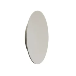 LED-væglampe Orios Plus, sandfarvet, metal, Ø 30 cm