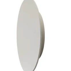 LED-væglampe Orios Plus, sandfarvet, metal, Ø 30 cm