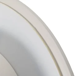 LED-væglampe Orios Plus, sandfarvet, metal, Ø 30 cm