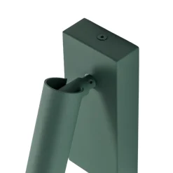 LED-væglampe Rulo, grøn, stål, 3000 K