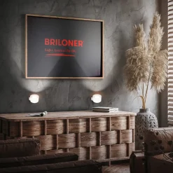 LED-væglampe Tari, hvid, CCT, touchdæmper, USB