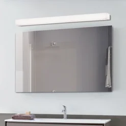 LED-væglampe til badeværelset Box, 3.000 K, bredde 89 cm