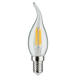 LED-vindstødpære E14 4,8W glødetråd 2.700K klar