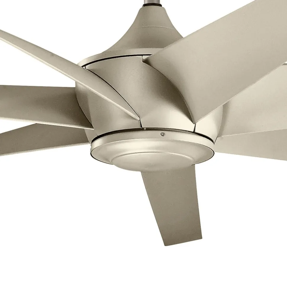 Lehr loftventilator, IP44, antik sølv