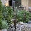 Les Jardins LED-solcellelampe Tinka, corten, 90 cm, jordspyd