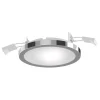 Lightme Aqua Pur LED-indbygningsspot Ø11,2 cm krom