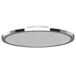 LIGHTME LED-loftslampe Aqua Ø30,2 cm krom