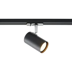 Lindby 1 lyskilde skinnesystem Linaro, GU10, 10 lyskilder sort