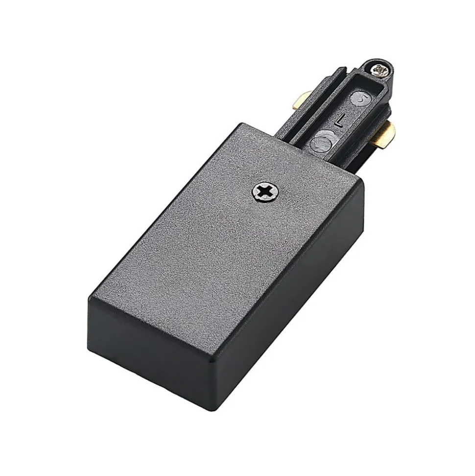 Lindby 1 lyskilde skinnesystem Linaro, GU10, 10 lyskilder sort