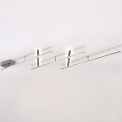 Lindby Acia LED-loftlampe, nikkel