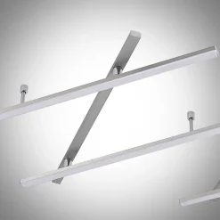 Lindby Acia LED-loftlampe, nikkel