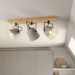 Lindby Adalin loftlampe, 3 lyskilder, grå