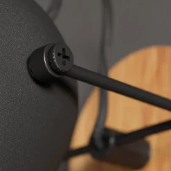 Lindby Adalin væglampe, sort