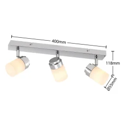 Lindby Alimari loftspot, krom, lang