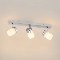 Lindby Alimari loftspot, krom, lang