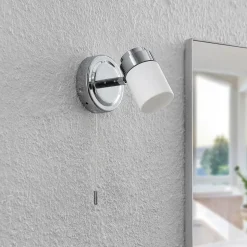 Lindby Alimari væglampe, krom