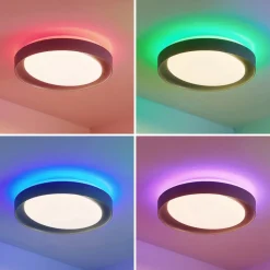 Lindby Alyano LED-loftlampe, RGB, CCT, kan dæmpes