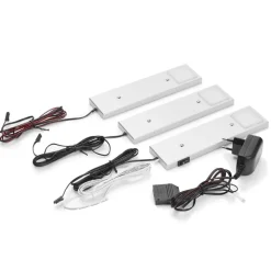 Lindby Amaryll LED-underskabsbelysning, 3 stk sølv