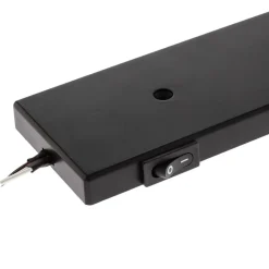 Lindby Amaryll LED-underskabsbelysning, sæt med 3, sort