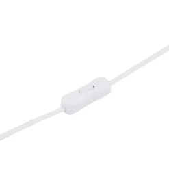 Lindby Andriana bordlampe, grøn/hvid, glas, Ø 15 cm