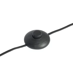 Lindby Aralena gulvlampe, sort/guld, højde 143,5 cm