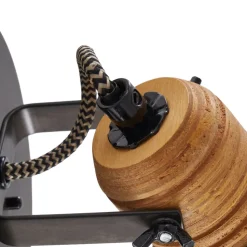 Lindby Arinthea loftspot, 1-lys, sort, stål, E14