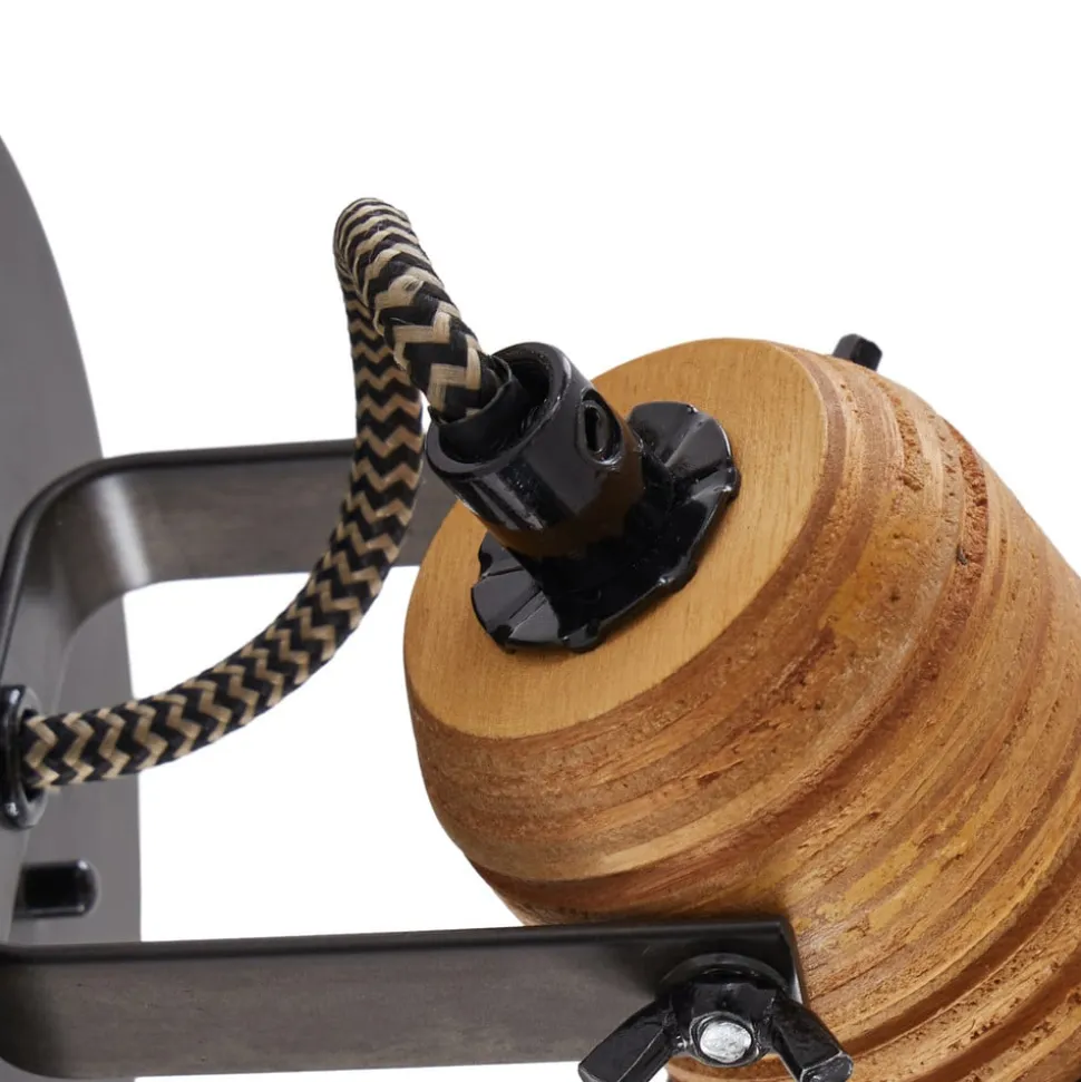 Lindby Arinthea loftspot, 1-lys, sort, stål, E14