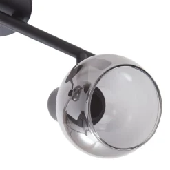 Lindby Arna loftlampe, sort, 2 lyskilder