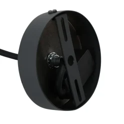 Lindby Arona udendørs hængelampe, Ø 38 cm, hvid