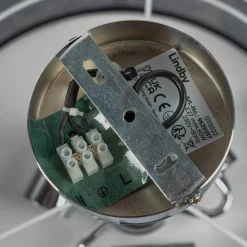 Lindby Ayvira loftlampe, sort, guld