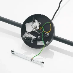 Lindby Benja pendellampe, 3 lyskilder, sort