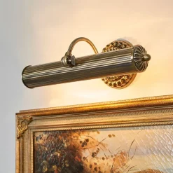 Lindby billedvægslampe Joely, 37 cm, messing, metal, E14