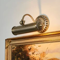 Lindby billedvægslampe Joely, 25 cm, messing, metal, E14