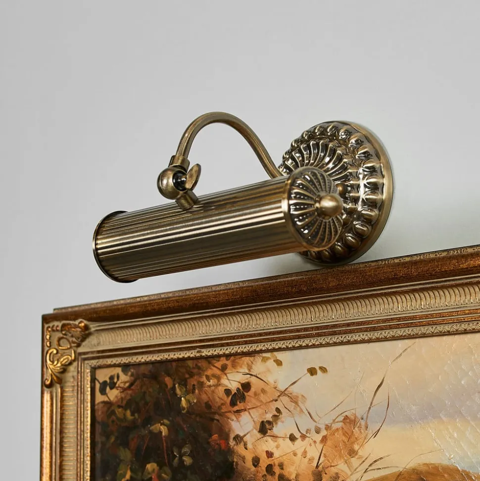 Lindby billedvægslampe Joely, 25 cm, messing, metal, E14